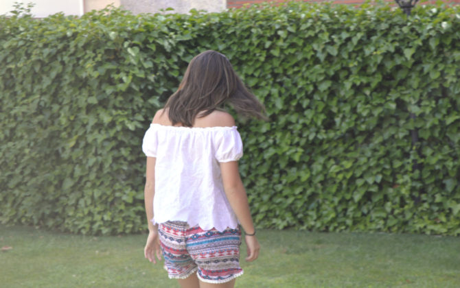 short-rojo